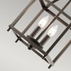 Mała lampa wisząca Larkin 2 źródła światła stary brąz designerska metalowa KL-LARKIN-P-S-OZ KICHLER 